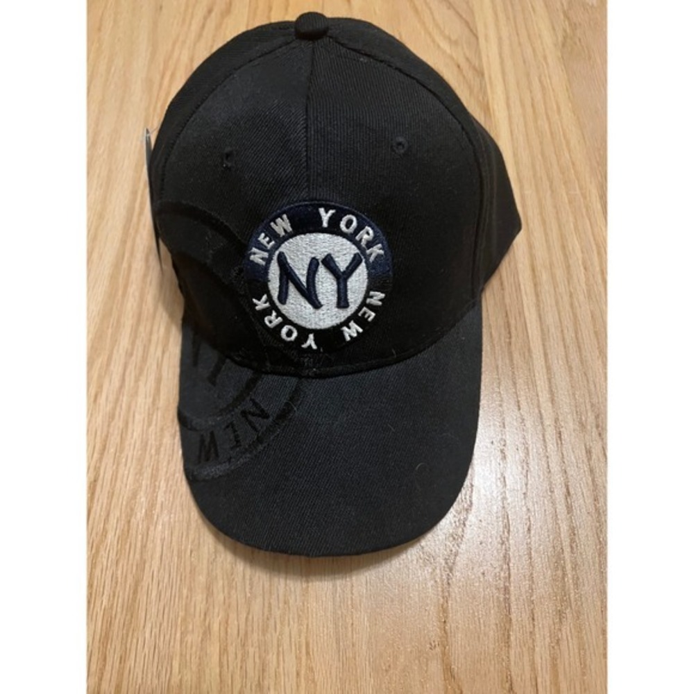 Black‎ New York NY Baseball Cap Adjustable Strap Men Women